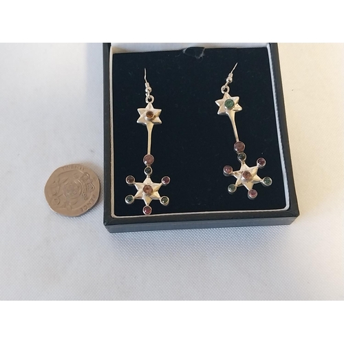 54 - 925 Silver earrings boxed