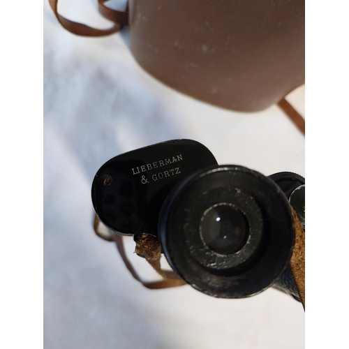 96 - vintage binoculars Lieberman & Gortz 21x47