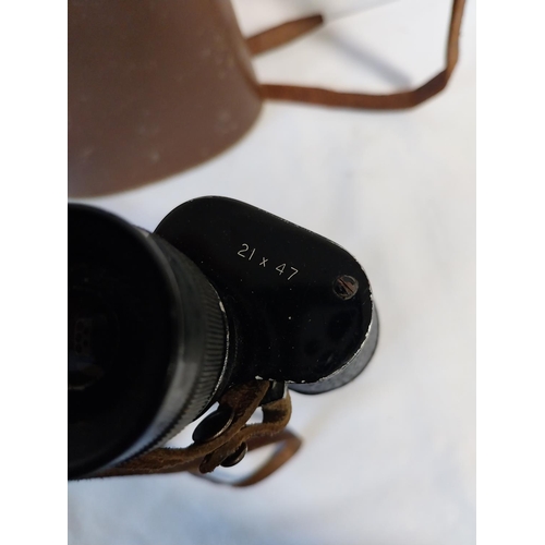 96 - vintage binoculars Lieberman & Gortz 21x47