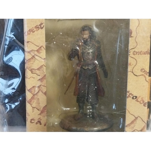 101 - Lord of The Rings Collectors Models hand painted scale replicas cast in lead issue 31 & 32