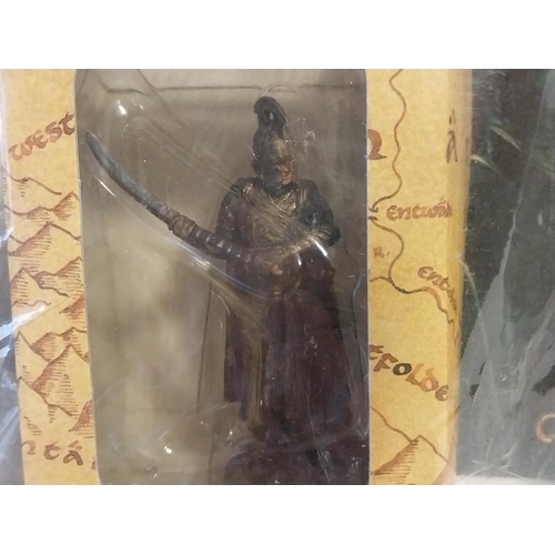 104 - Lord of The Rings Collectors Models hand painted scale replicas cast in lead issue 37 & 38