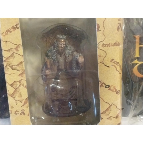 127 - Lord of The Rings Collectors Models hand painted scale replicas cast in lead issue 43 & 44