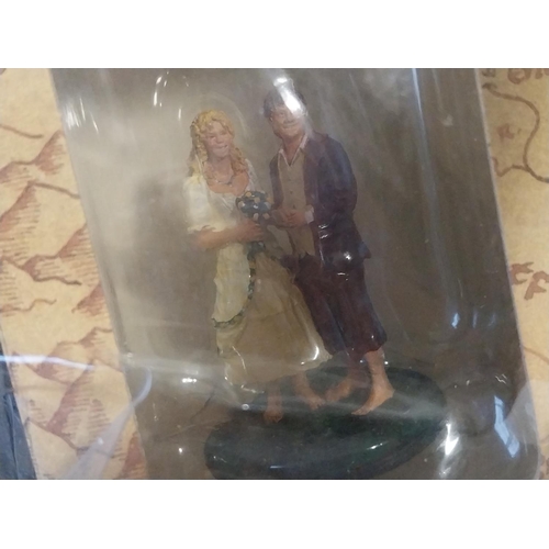 162 - Lord of The Rings Collectors Models hand painted scale replicas cast in lead issue 53 & 54