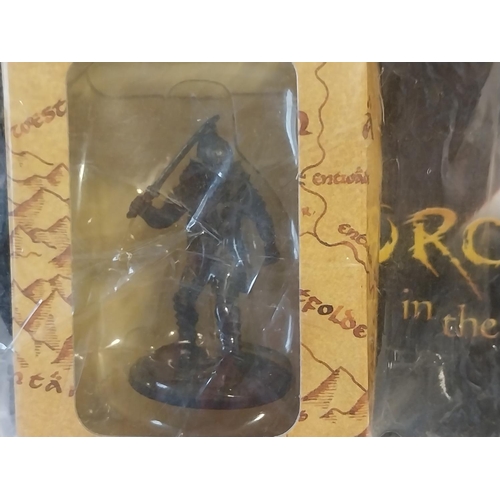 186 - Lord of The Rings Collectors Models hand painted scale replicas cast in lead issue 61 & 62