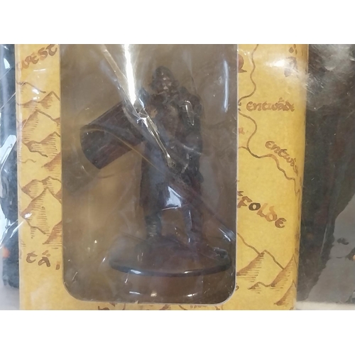 213 - Lord of The Rings Collectors Models hand painted scale replicas cast in lead issue 75 & 76