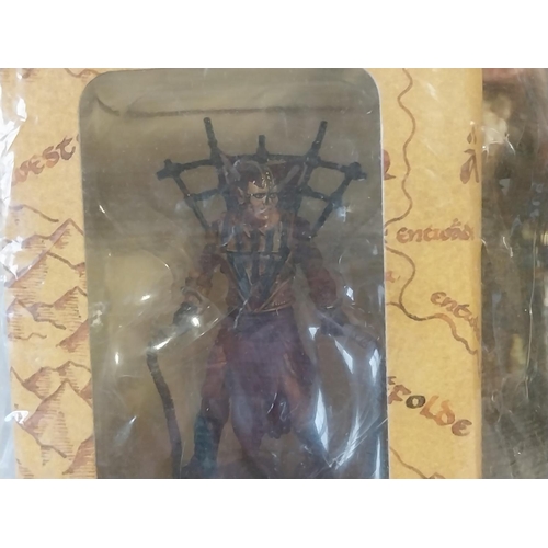 232 - Lord of The Rings Collectors Models hand painted scale replicas cast in lead issue 93 & 94