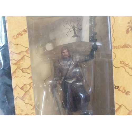 233 - Lord of The Rings Collectors Models hand painted scale replicas cast in lead issue 95 & 96