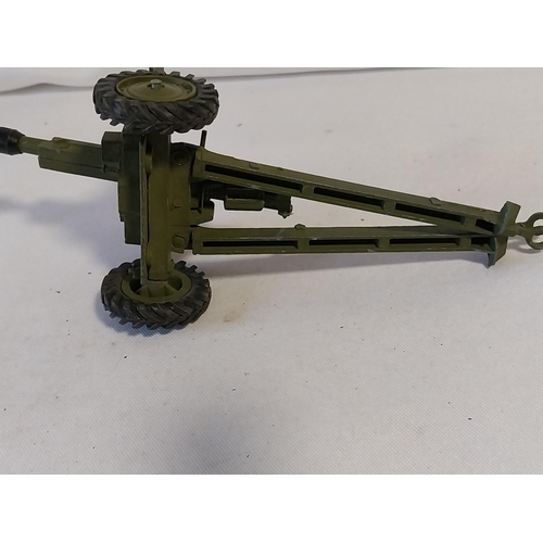 266 - vintage Dinky Military diecast cannon