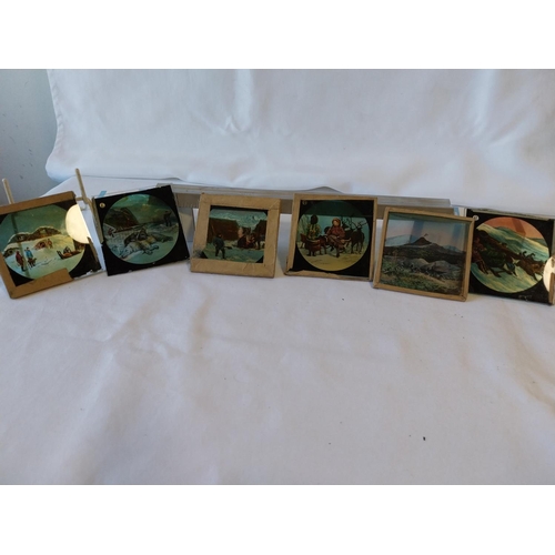 323 - 6 Victorian magic lantern slides