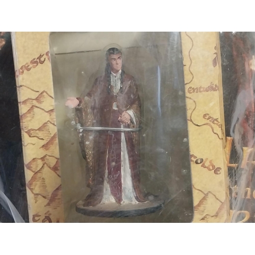 52 - Lord of The Rings Collectors Models hand painted scale replicas cast in lead issue 13 &14