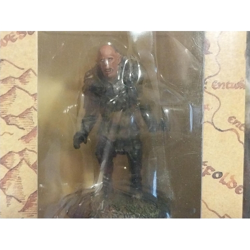 76 - Lord of The Rings Collectors Models hand painted scale replicas cast in lead issue 21 & 22