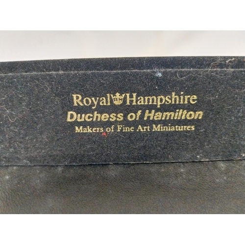 90 - Royal Hampshire Pewter Train Model Duchess of Hamilton