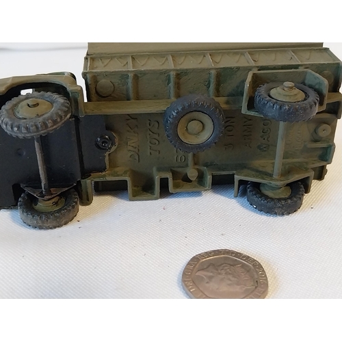 100 - vintage Military Dinky diecast 3 Ton Army Truck