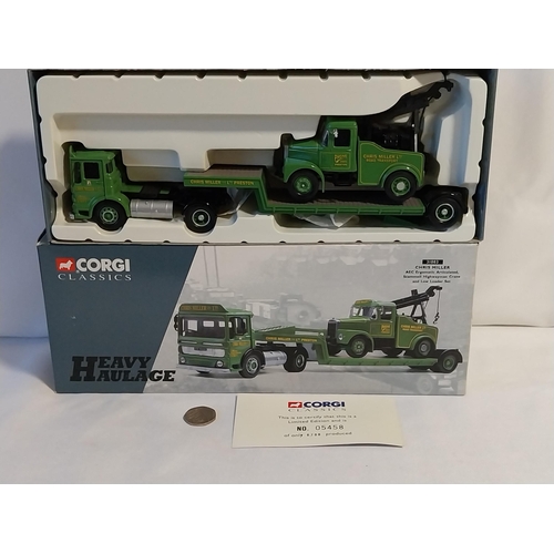 103 - Corgi Classics Limited Edition Scammell Highwayman Crane & Low Loader Set