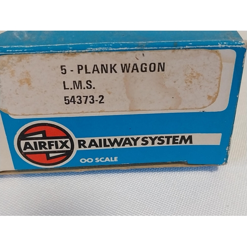 128 - Airfix OO Gauge 5-Plank Wagon LMS boxed