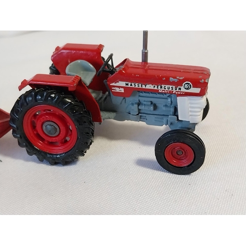 139 - Corgi Toys Mossey Ferguson tractor with manure spreader