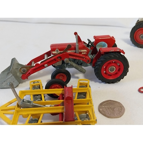 140 - Corgi Toys tractors & farm equipment