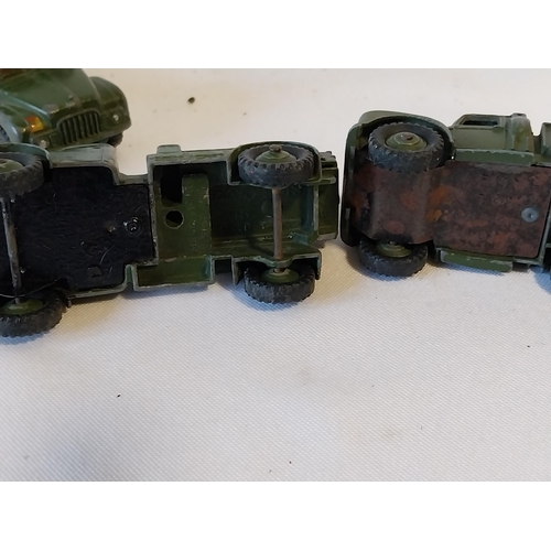 152 - vintage Military Dinky diecast 3 mixed