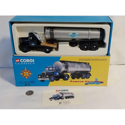 158 - Corgi Classics Limited Edition Scammell Highwayman tanker