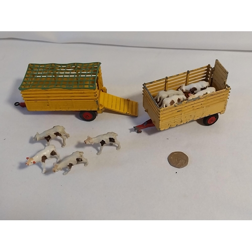 48 - Corgi Toys Beast Carrier with original cows