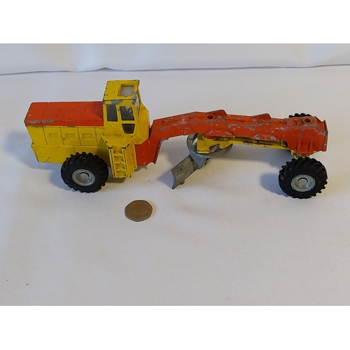 9 - vintage Dinky diecast Road Grader