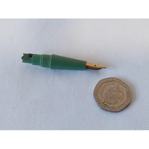 121 - 14ct gold pen nib