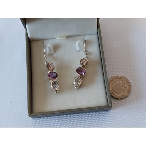 123 - 925 Silver earrings boxed