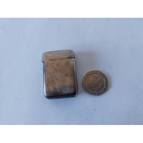 215 - HM Silver vesta case c1876