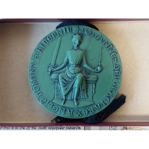 57 - boxed replica seal of King John