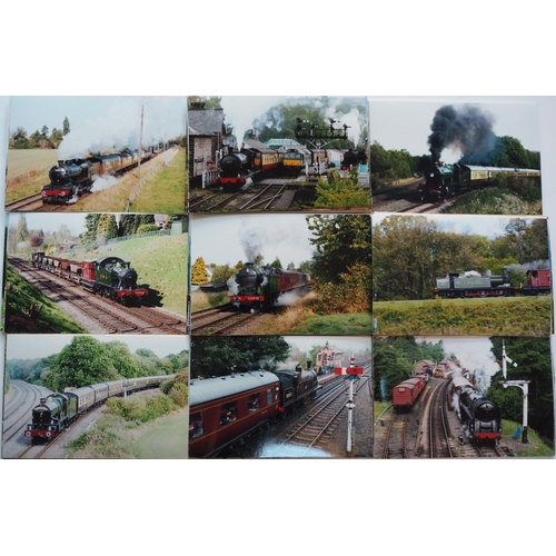 101 - Railway colour prints, comprising approx. 700 glossy, assorted sizes 9