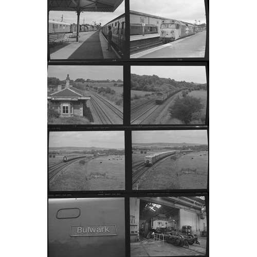 168 - Railway black & white negatives, 2