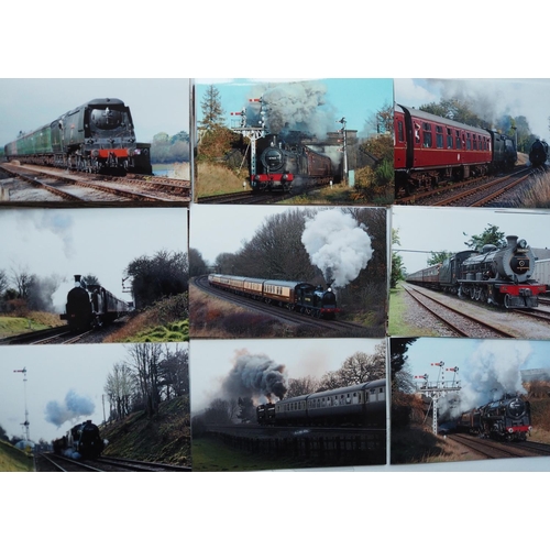 236 - Railway colour prints, assorted sizes, 9