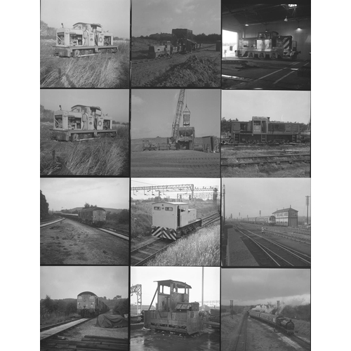 367 - Industrial and modern traction black & white negatives, 6cm square (120) format, approx. 120. Good q... 