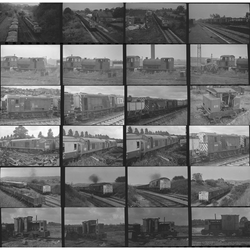 371 - Modern Traction and a few Industrial black & white negatives, 35mm, approx. 110. Good quality Modern... 