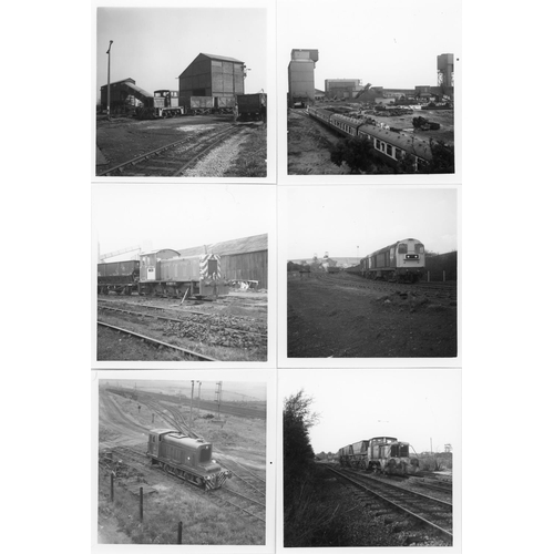 375 - Industrial locomotives with a few modern traction. Black & white prints, 3.25