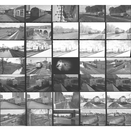 382 - Railway black & white negatives, all 35mm, approx. 225 good quality. We are delighted to offer these... 