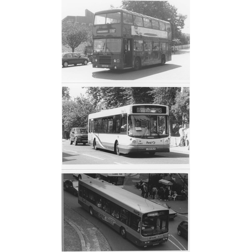 51 - U.K.Bus, Black & White ( a few colour noted) postcard size prints, approx. 200. A good record of bus... 