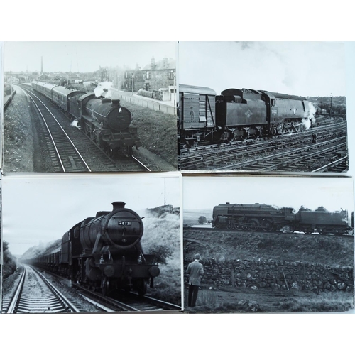 92 - Railway black & white prints, large size 6.5