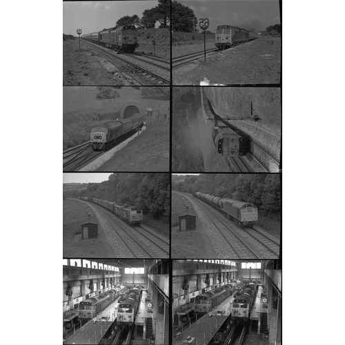 391 - Railway black & white negatives, 2