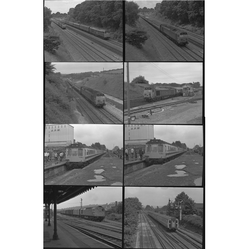 392 - Railway black & white negatives, 2