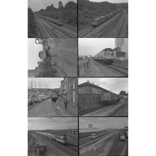 392 - Railway black & white negatives, 2