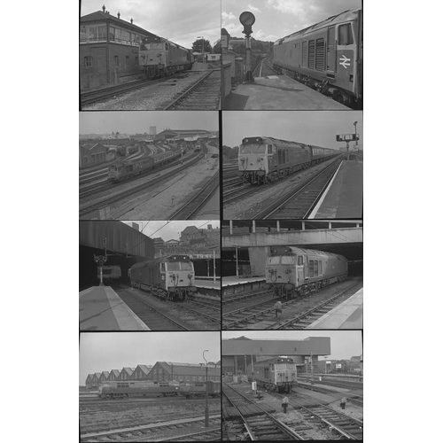 393 - Railway black & white negatives, 2