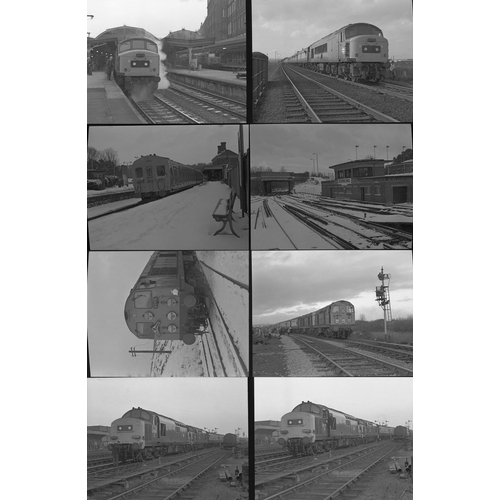 395 - Railway black & white negatives, 2