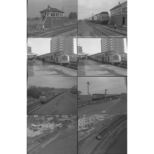 396 - Railway black & white negatives, 2