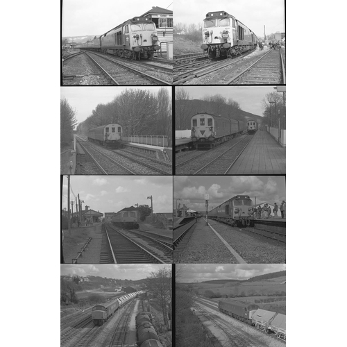 398 - Railway black & white negatives, 2