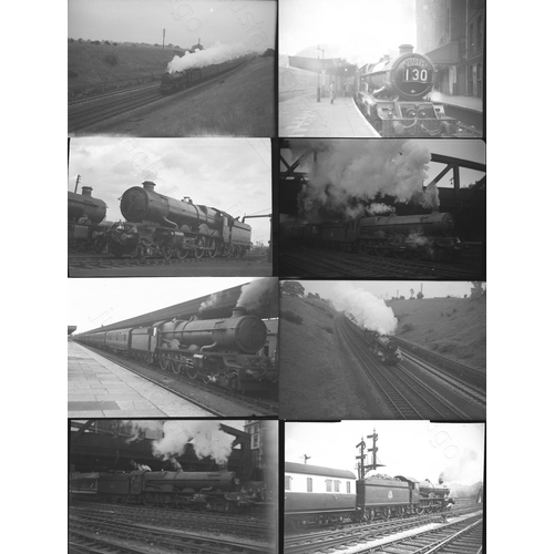 44 - GWR King Class original Black & white negatives, mixed formats, approx. 80. Some of these date back ...