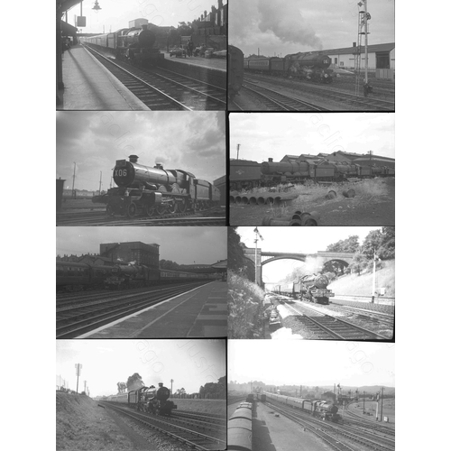 46 - Castle Class BR (W) original Black & white negatives, mixed formats, approx. 110. Most date from the... 