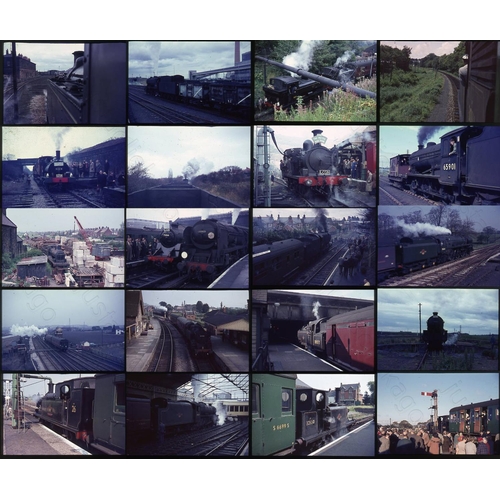 60 - Railway colour slides, 35mm, quantity 50 all original on Agfa film. A very good mix of society railt... 