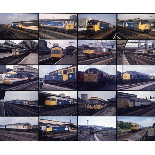 72 - Modern Traction assortment. Original Agfachrome 35mm colour slides, approx. 480. Taken between 1986-... 