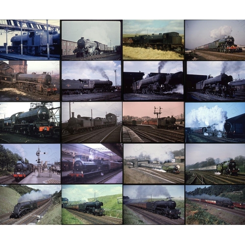 75 - Duplicate assortment of ex LNER Steam, approx. 340 x 35mm colour slides. A good quality selection of... 